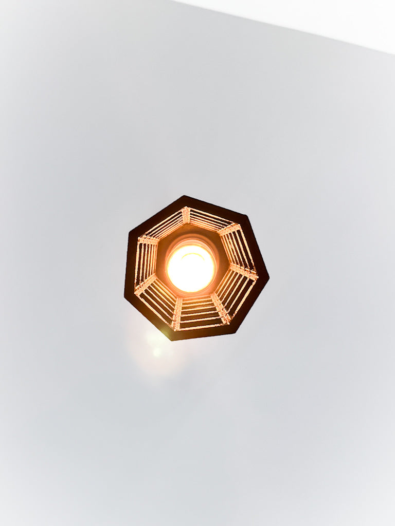 Lampa ażurowa sufitowa LOFT CAGE