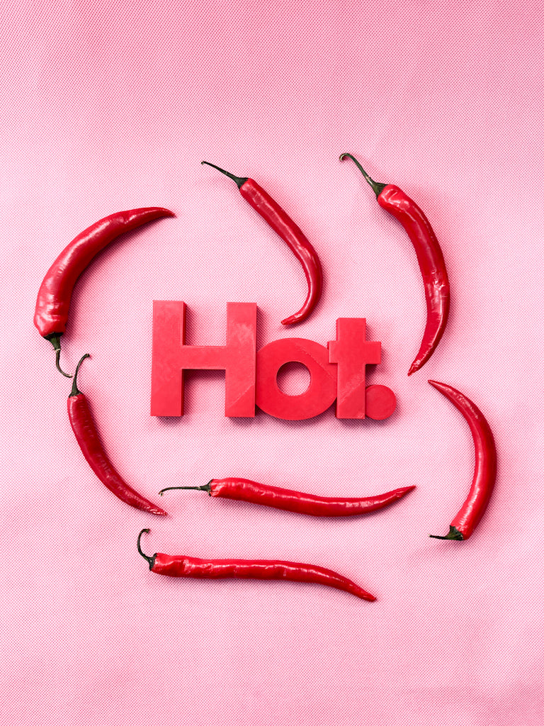 Napis dekoracyjny HOT.