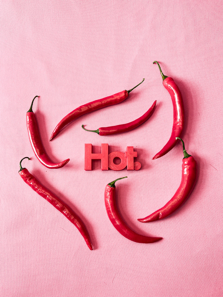 Napis dekoracyjny HOT.
